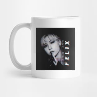 SK Felix Dark Glitch Effect Mug